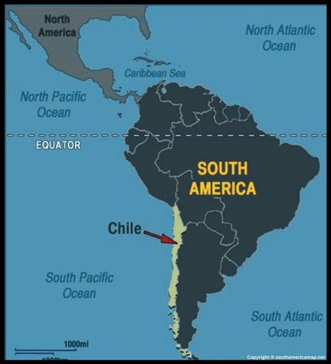 Chile South America Map