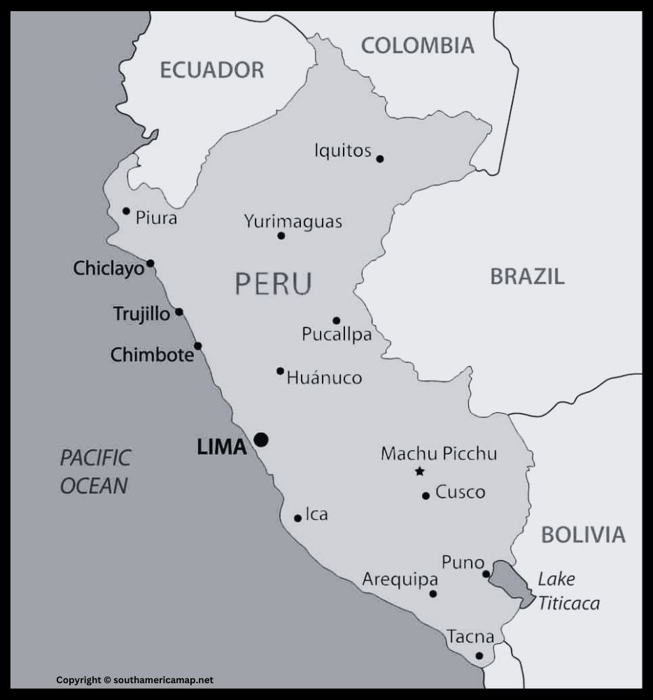 Peru South America Map
