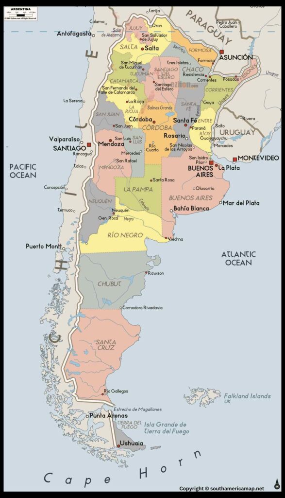 South America Map